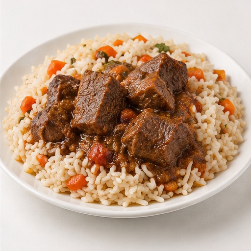 Rice & Beef