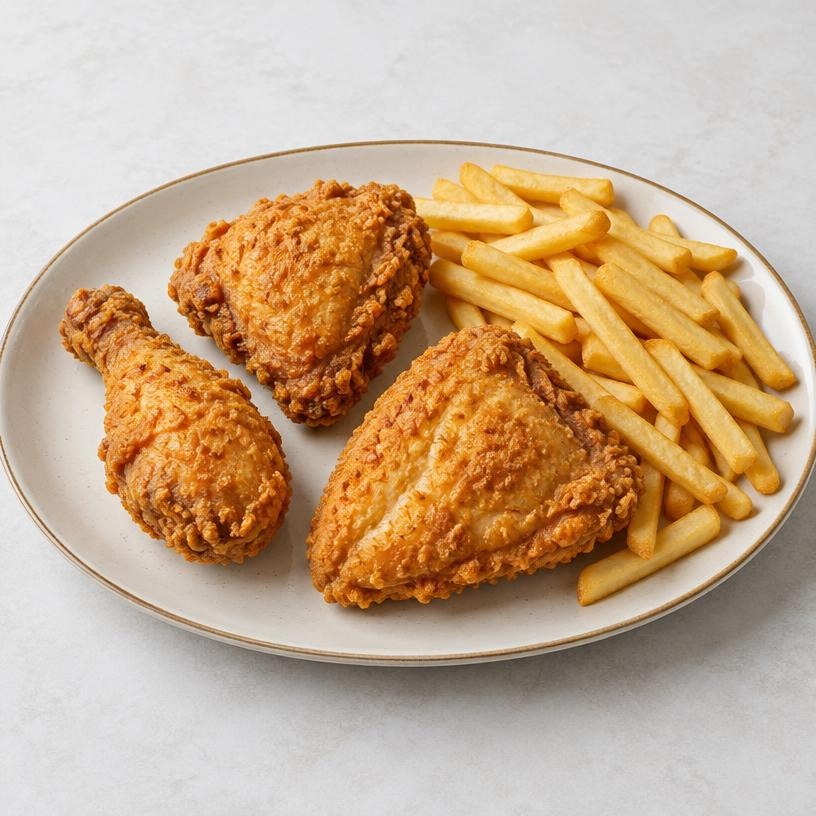 3 Piecer + Regular Chips