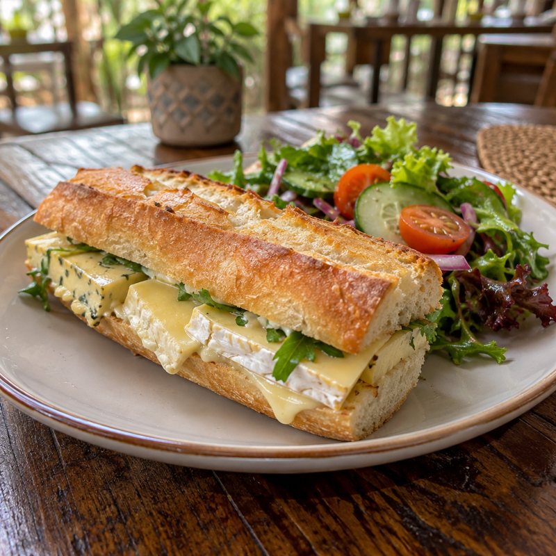 3 Cheese + Side Salad
