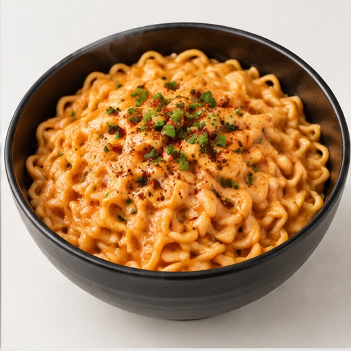 Creamy Buldk Noodles