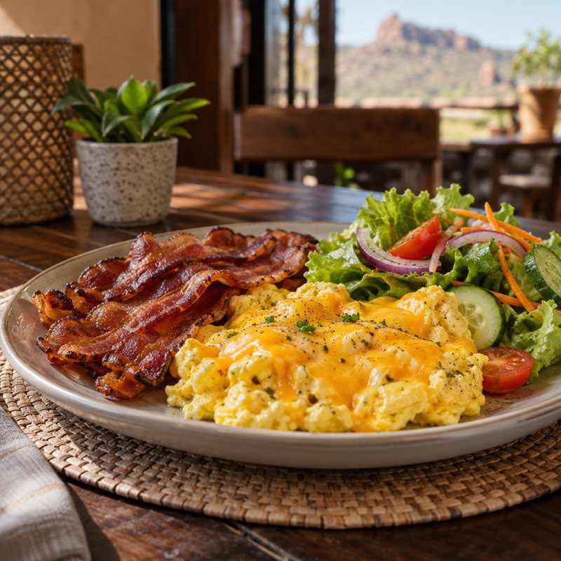 Bacon, Egg & Cheese + Salad