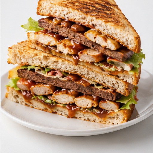 3-Meat Club Sandwich