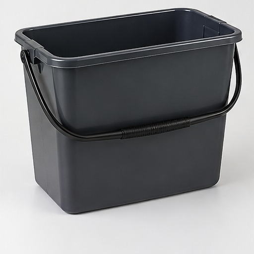 Addis Dark Grey Rectangular Bucket
