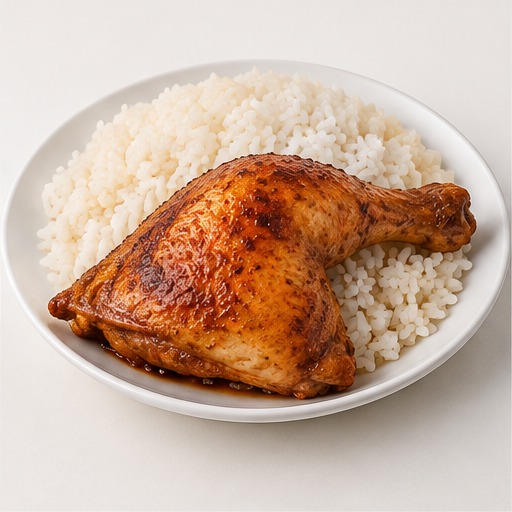 Rice and Quarter Chicken