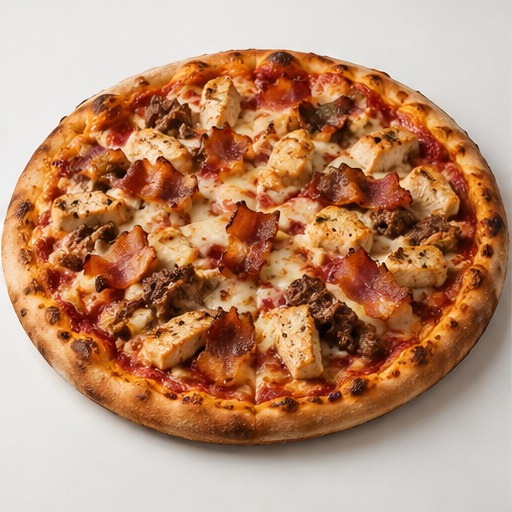 Tres Meaty Pizza