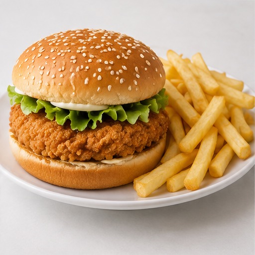 Kids Chicken Burger & Fries