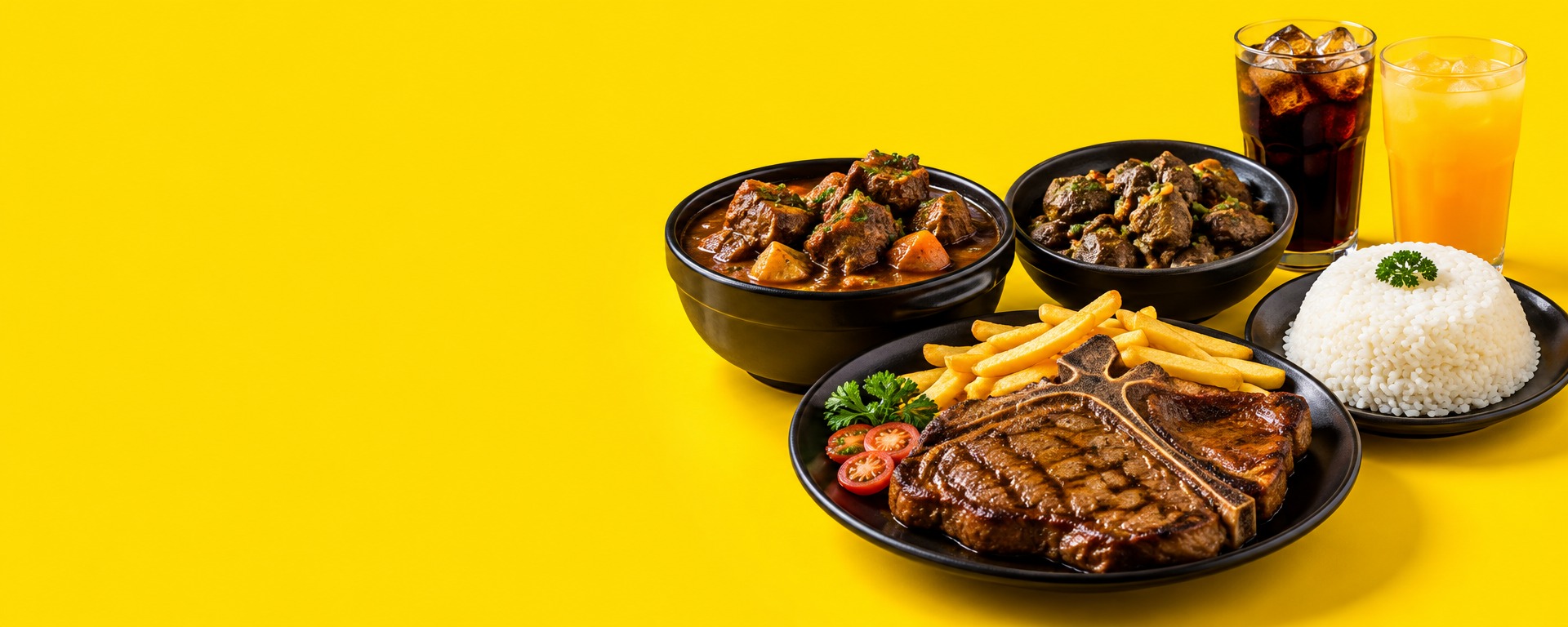 Fresh Traditional food selection