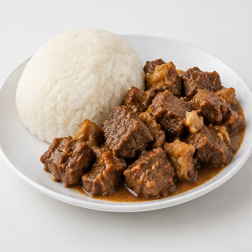 Sadza & Mixed Beef