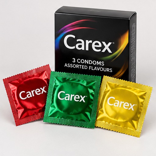 CAREX CONDOMS 3S ASSORTED FLAVOURS