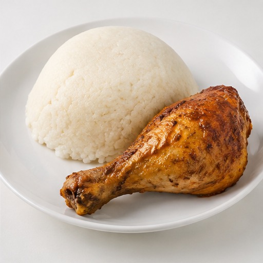 Sadza and 1Piece Chicken