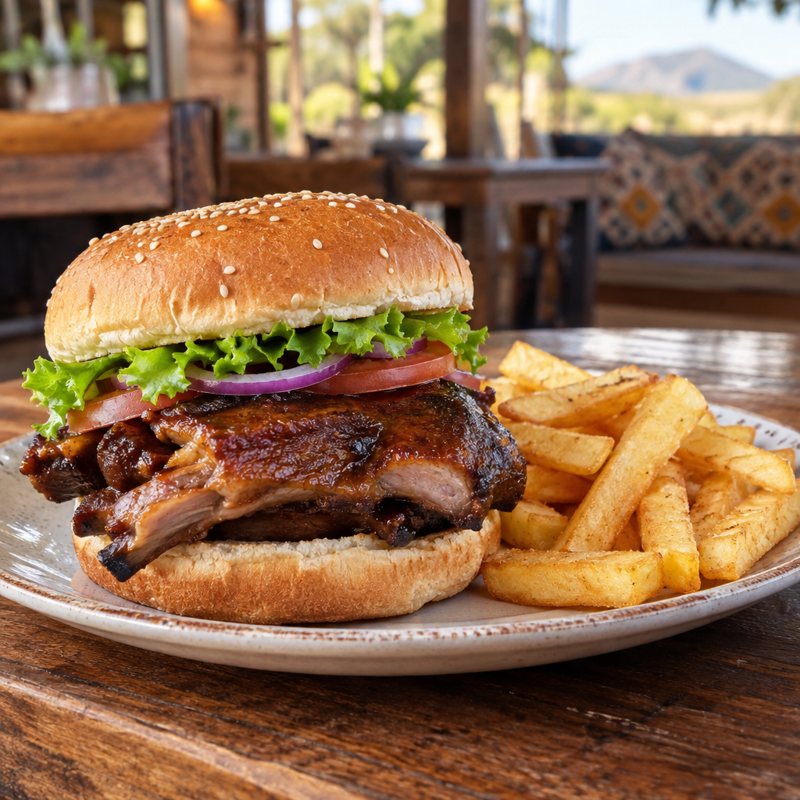 Pork Rib Burger