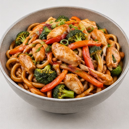Yaki Udon Chicken Noodle Bowl