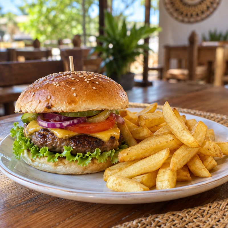 Classic Burger + Chips