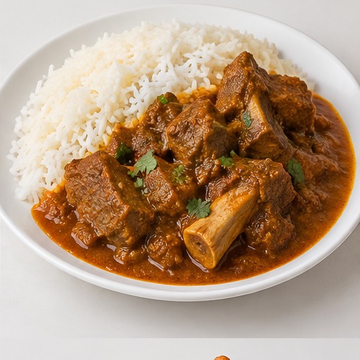Mutton Curry & Rice