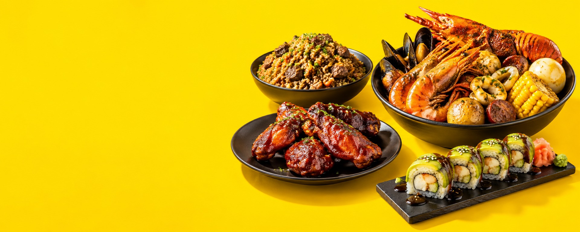 Karate Kitchen food selection