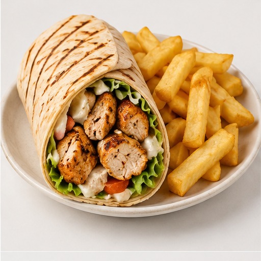 Chicken Shawarma & Chips