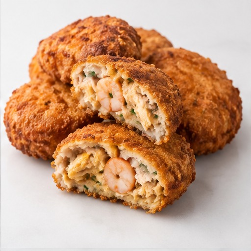 Prawn & Chicken Rissoles