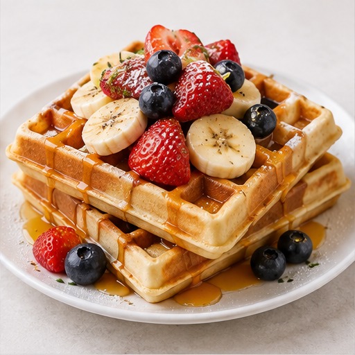 WAFFLES, PANCAKES OR FRENCH TOAST