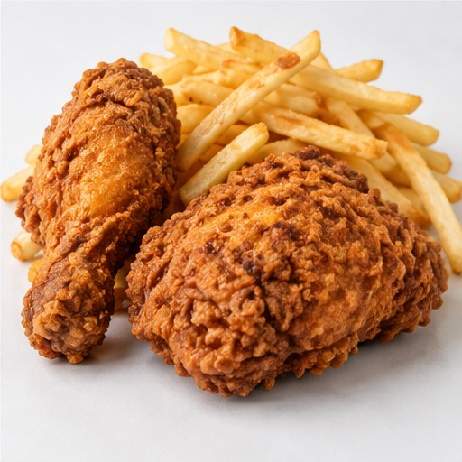 2pc Southern Fried Chicken & Fries