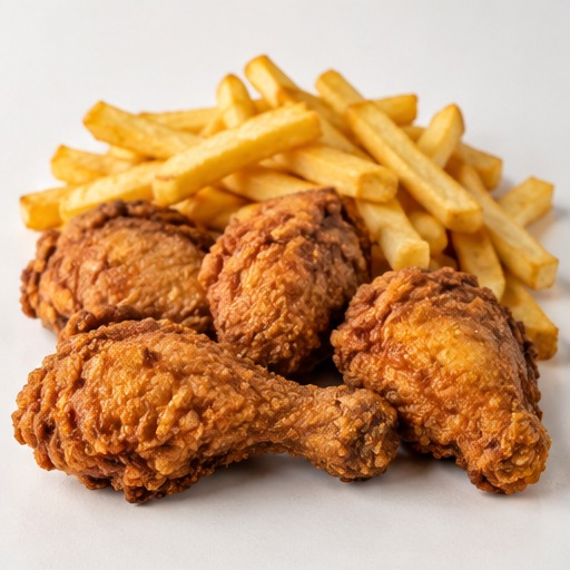 4pc Southern Fried Chicken & Fries