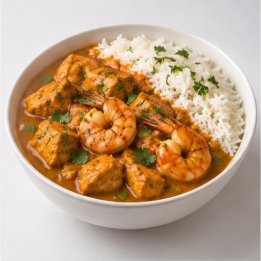 Chicken &Prawn Curry