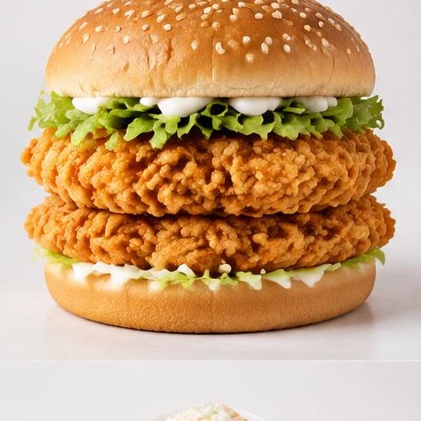 Double Chicken Burger