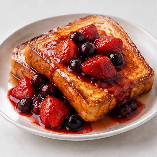 French Toast - Fruit Reduction