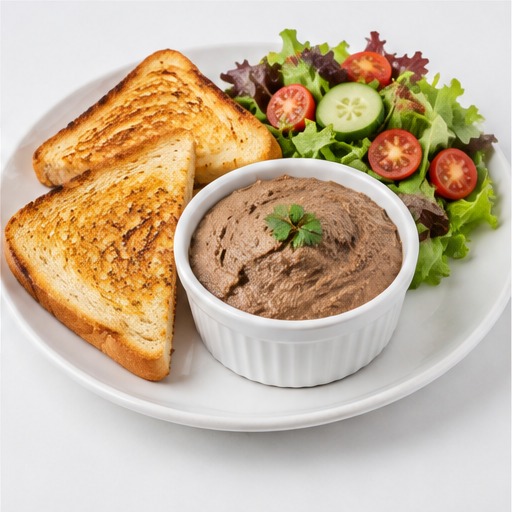 Chicken Liver pate' toast