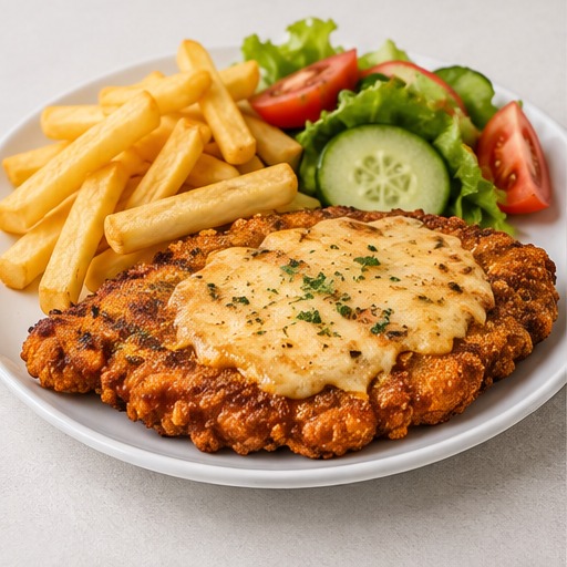 Chicken Schnitzel & Chips