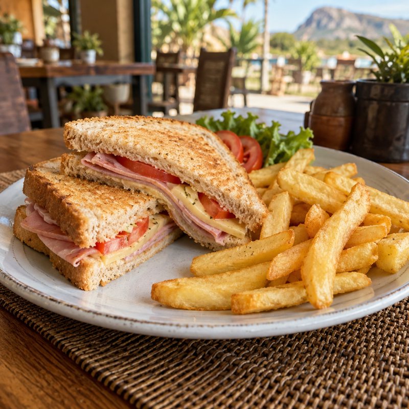Ham, Cheese & Tomato + Chips
