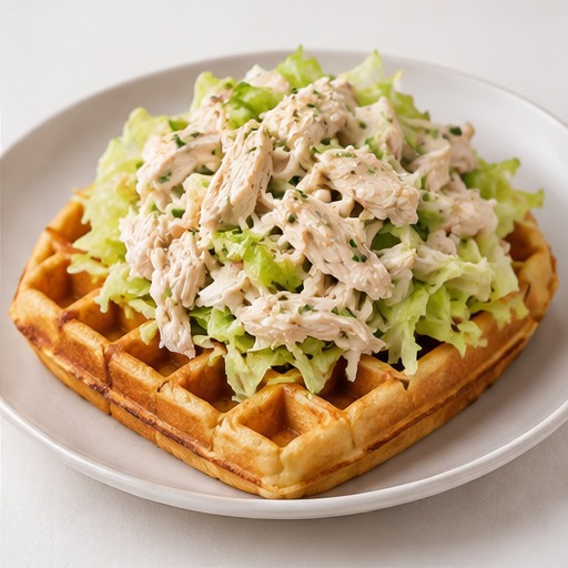 Chicken Mayo Waffles