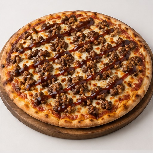 Mince BBQ Pizza