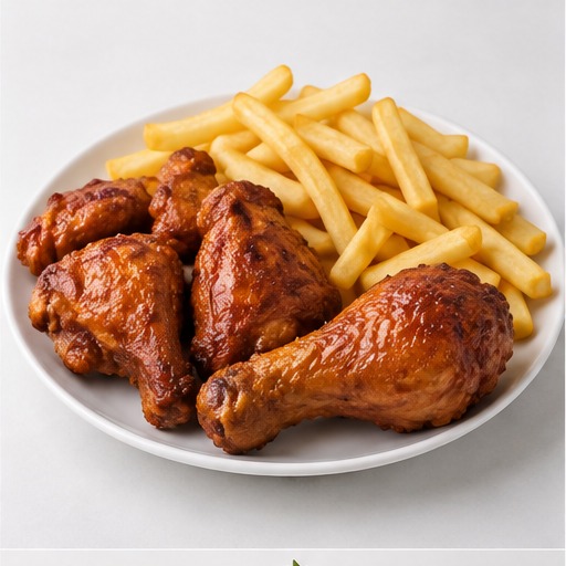 Wings & Drumstick Combo with Fries