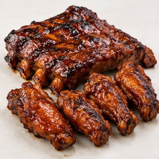 250g Ribs & 4 Wings