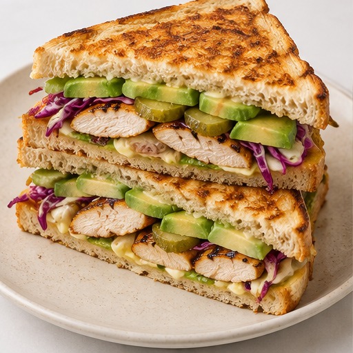 CHICKEN AVO CLUB TOASTIE