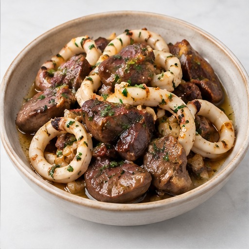 Calamari & Chicken Livers