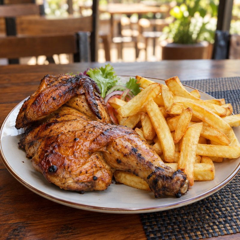 Half Chicken & Chips