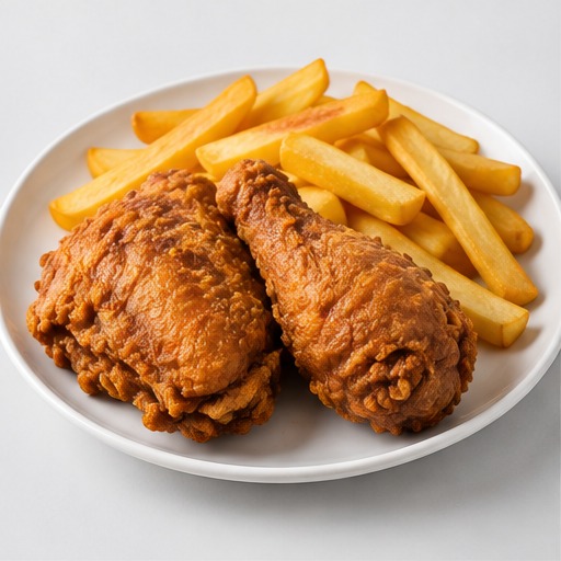 Two Piece Chicken & Chips
