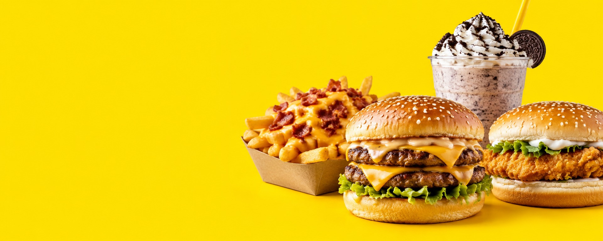 Magos Burgers & Shakes food selection
