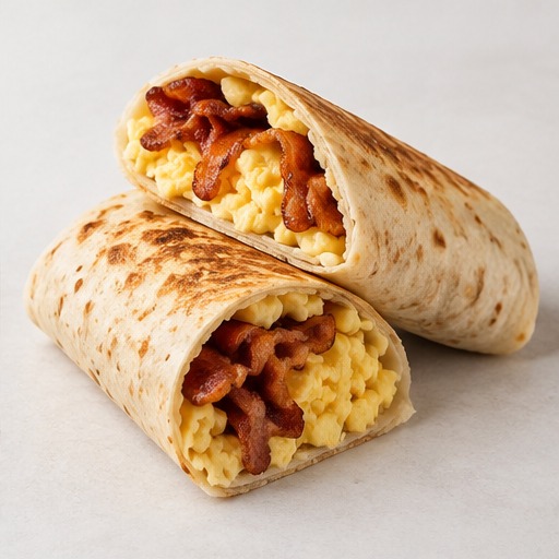 Breakfast Wrap - Egg & Bacon