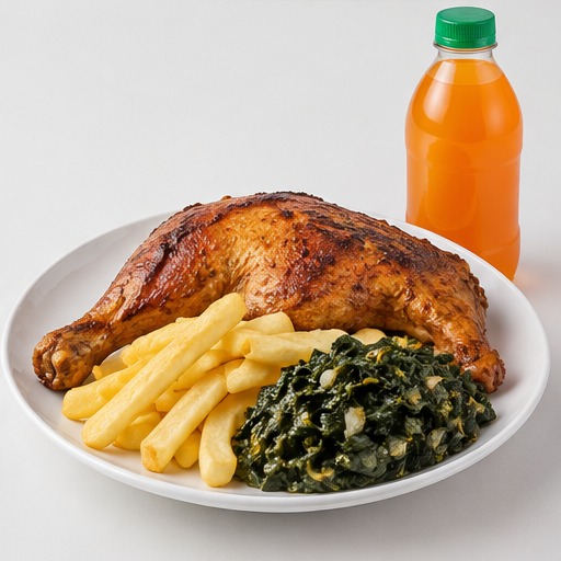 Quarter Chicken & Chips+ Cascade