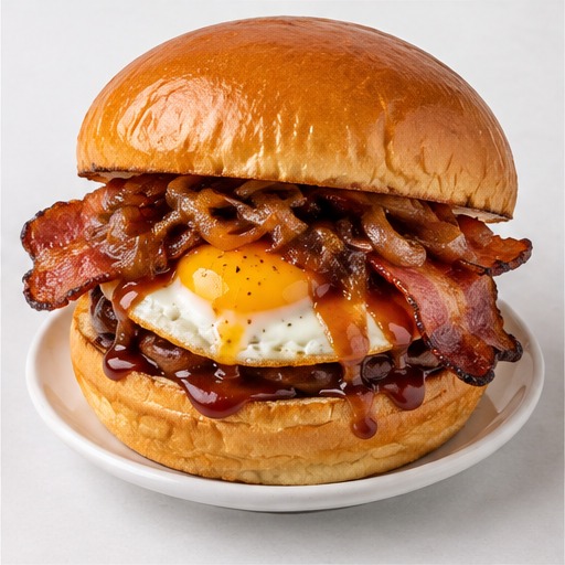 Bacon & Egg Brioche Bun