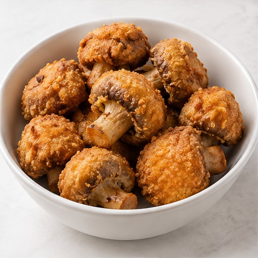 Crumbed Mushrooms