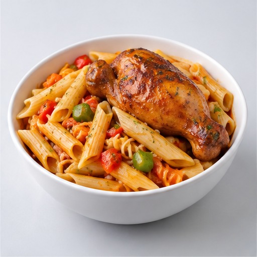 Pasta & Chicken Piece