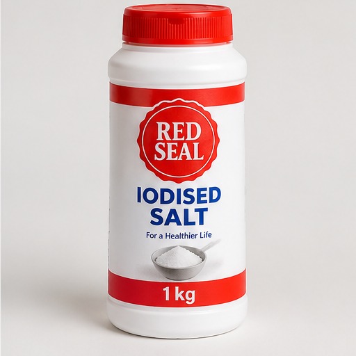 RED SEAL IODISED SALT 1KG