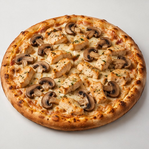 Chicken Mushroom Pizza