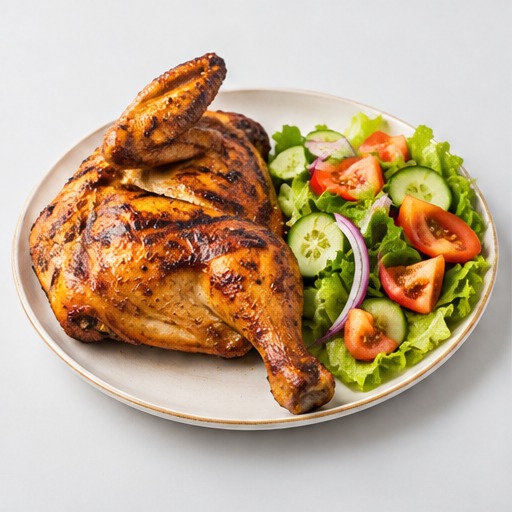 Half Chicken & Salad