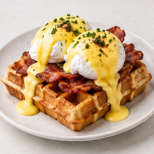 Eggs Benedict Waffle
