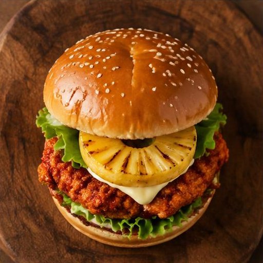Hawaiian Zinger Burger