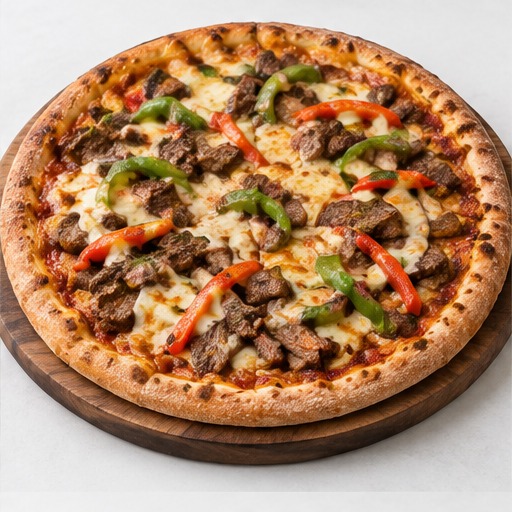 PHILLY CHEESESTEAK PIZZA